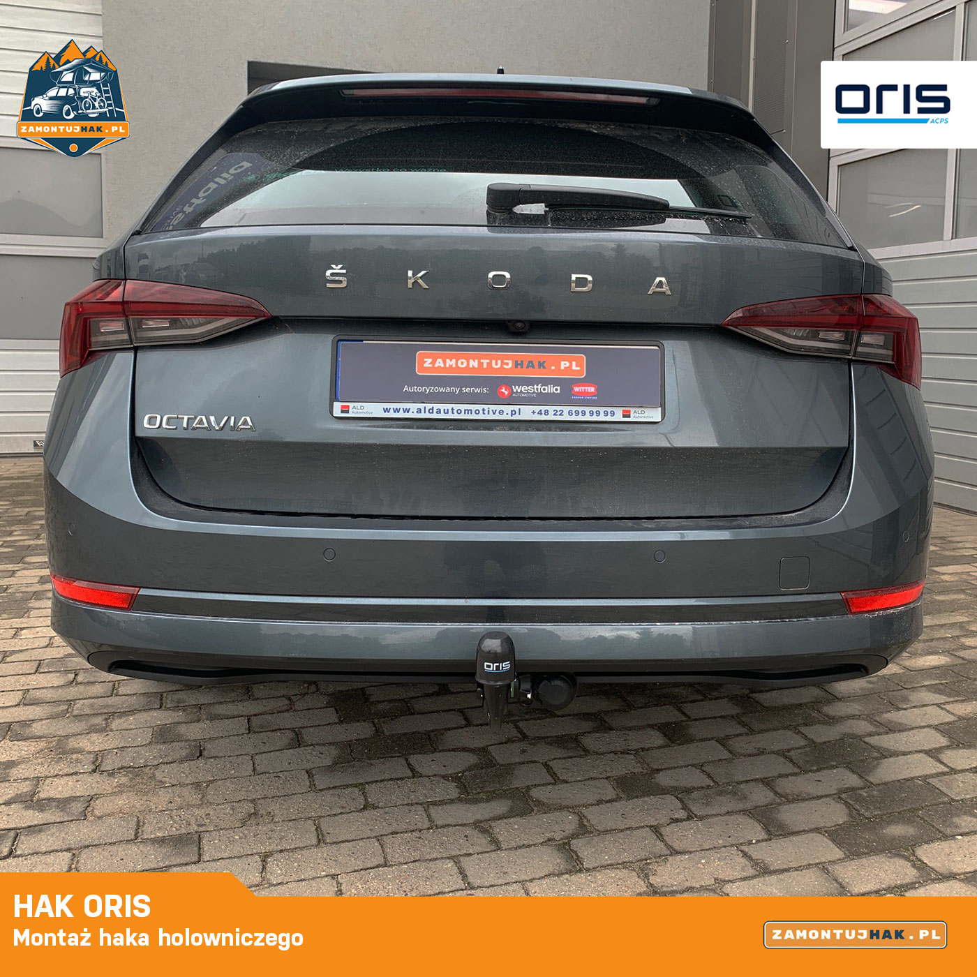 montaż haka w skodzie